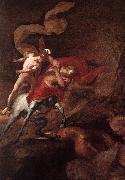 PUGET, Pierre The Education of Achilles by Chiron ar oil painting